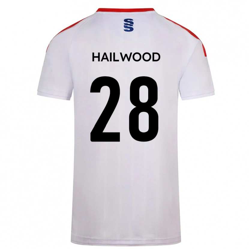 Danxen Kinder Jesse Hailwood #28 Weiß Marine Heimtrikot Trikot 2025/26 T-Shirt
