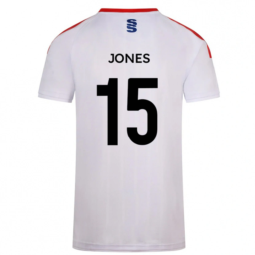 Danxen Kinder Kieran Jones #15 Weiß Marine Heimtrikot Trikot 2025/26 T-Shirt
