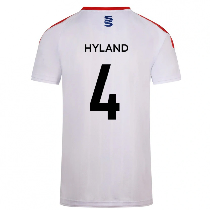 Danxen Kinder Mia Hyland #4 Weiß Marine Heimtrikot Trikot 2025/26 T-Shirt