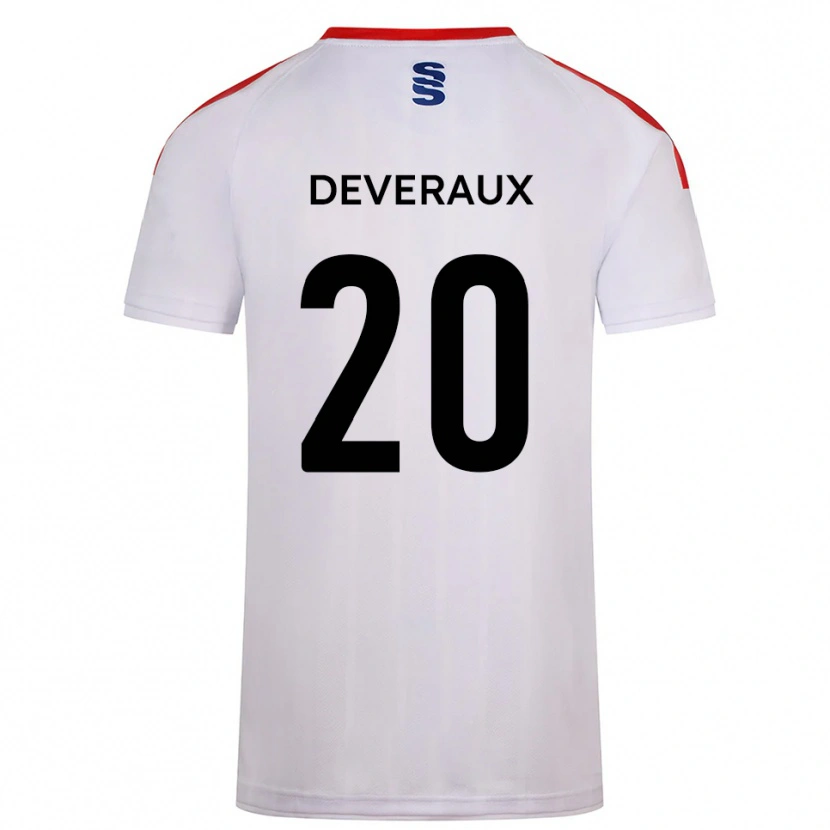 Danxen Kinder Demi Deveraux #20 Weiß Marine Heimtrikot Trikot 2025/26 T-Shirt