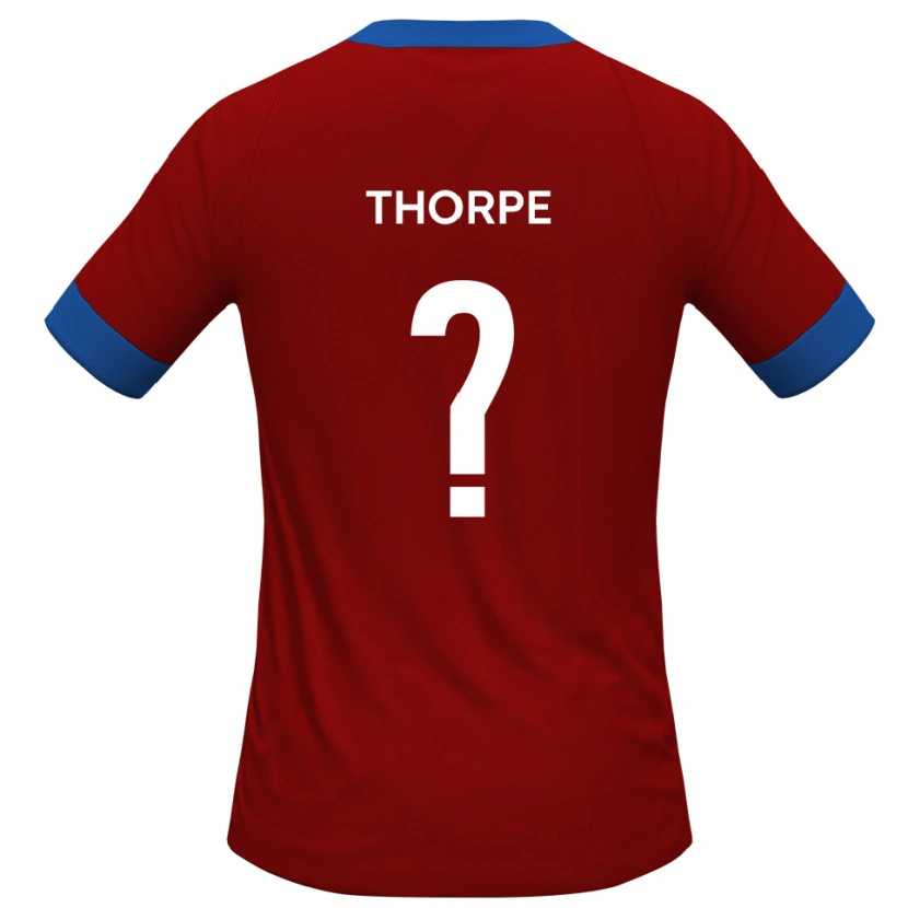 Danxen Kinder Harry Thorpe #0 Rot Blau Heimtrikot Trikot 2025/26 T-Shirt