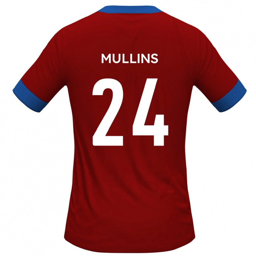 Danxen Kinder Maxwell Mullins #24 Rot Blau Heimtrikot Trikot 2025/26 T-Shirt