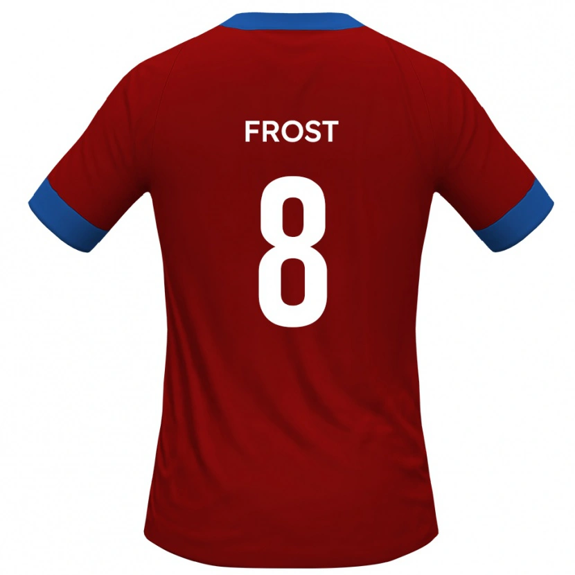 Danxen Kinder Tyler Frost #8 Rot Blau Heimtrikot Trikot 2025/26 T-Shirt