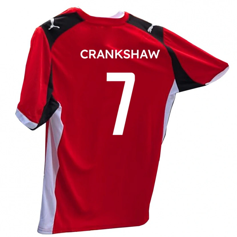 Danxen Kinder Ollie Crankshaw #7 Rot Weiß Heimtrikot Trikot 2025/26 T-Shirt