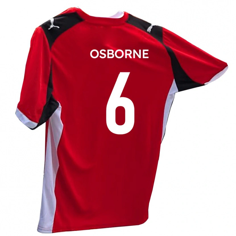 Danxen Kinder Elliot Osborne #6 Rot Weiß Heimtrikot Trikot 2025/26 T-Shirt