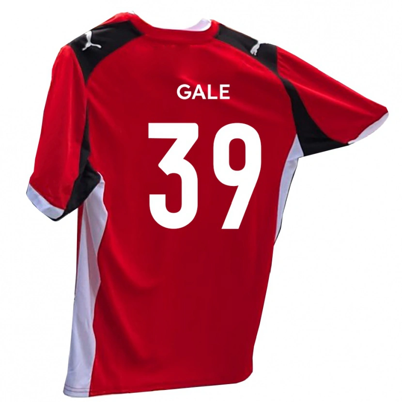Danxen Kinder James Gale #39 Rot Weiß Heimtrikot Trikot 2025/26 T-Shirt