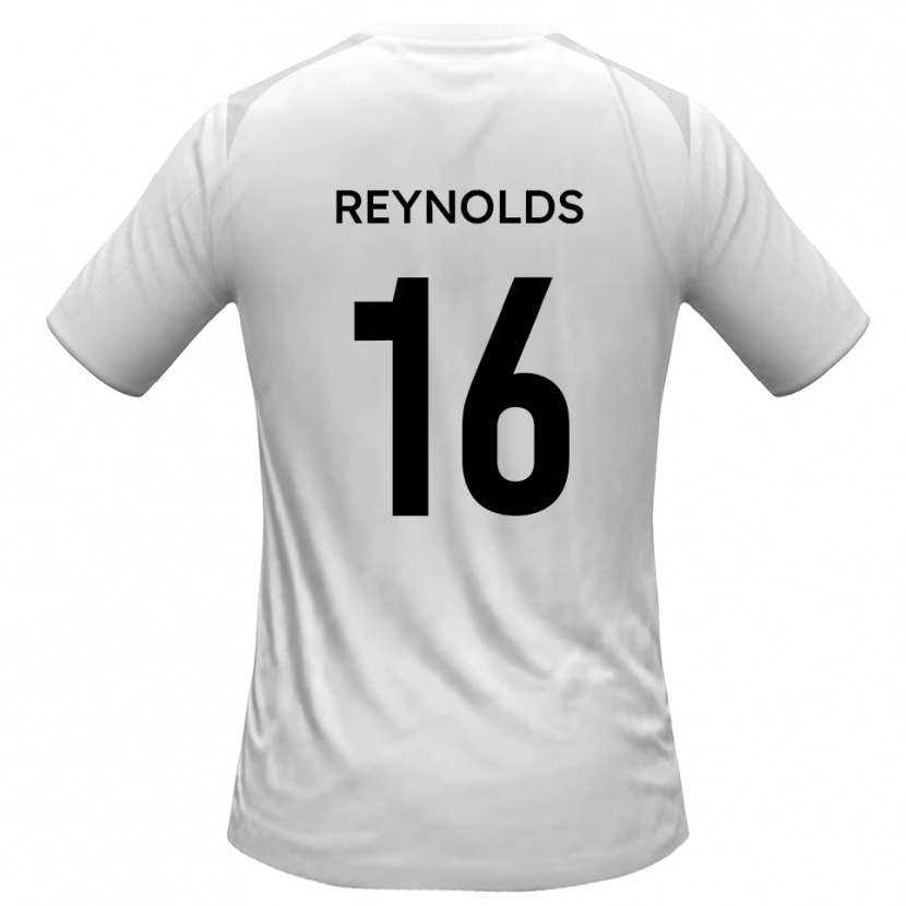 Danxen Kinder Callum Reynolds #16 Weiß Grau Heimtrikot Trikot 2025/26 T-Shirt