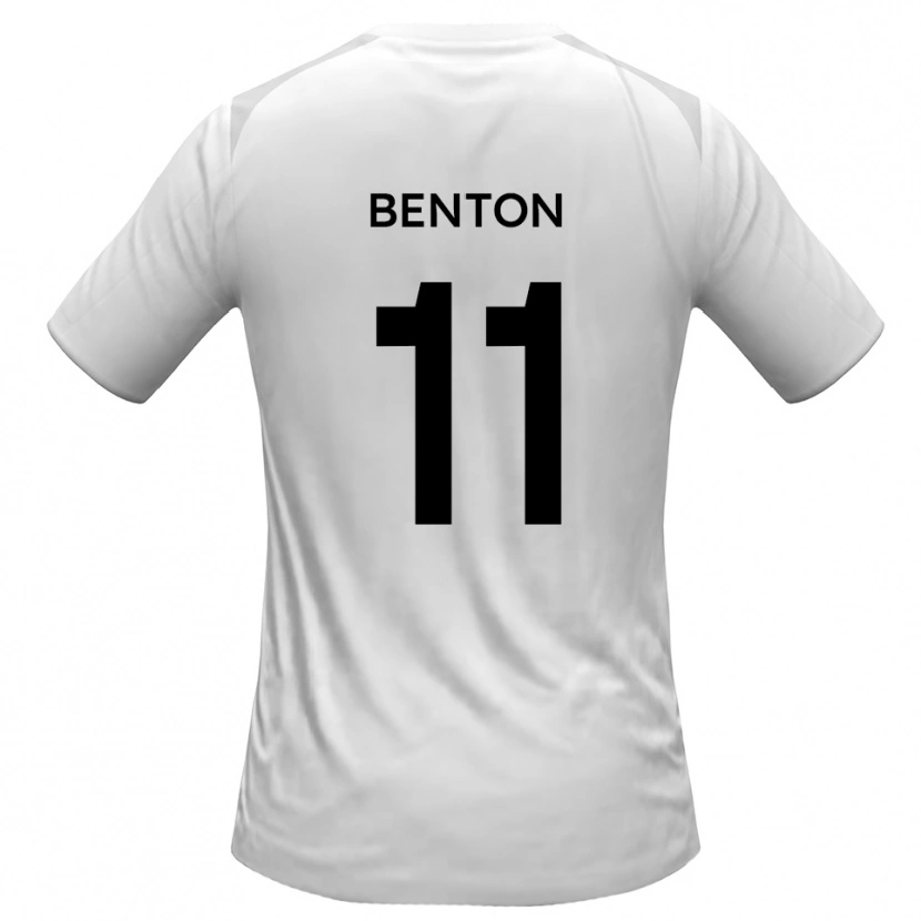 Danxen Kinder Jon Benton #11 Weiß Grau Heimtrikot Trikot 2025/26 T-Shirt