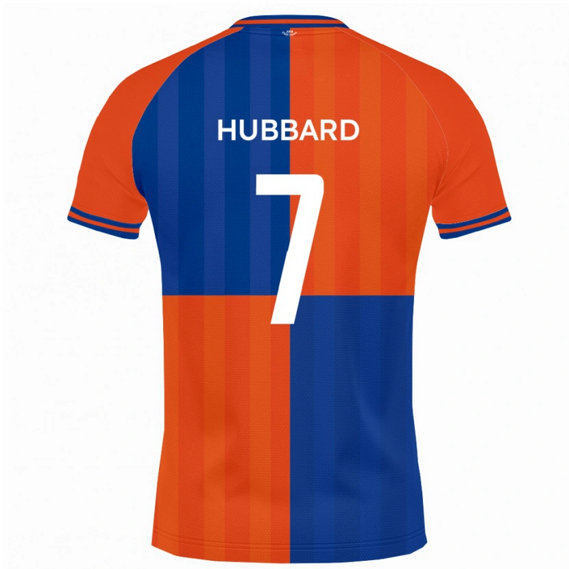 Danxen Kinder Fletcher Hubbard #7 Orange Königsblau Heimtrikot Trikot 2025/26 T-Shirt