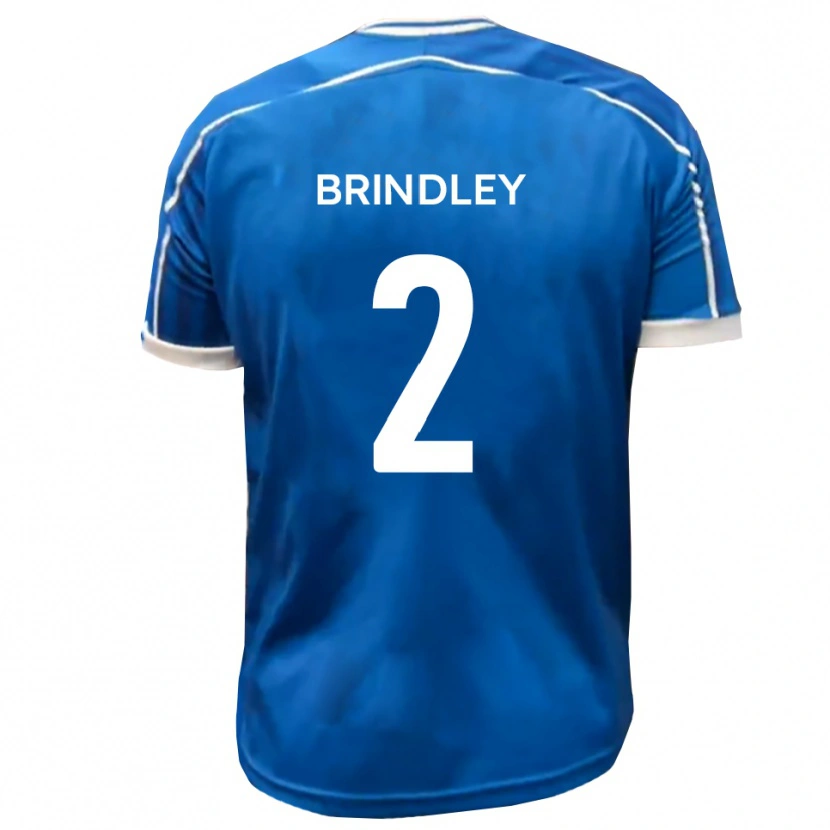 Danxen Kinder Richard Brindley #2 Blau Weiß Heimtrikot Trikot 2025/26 T-Shirt