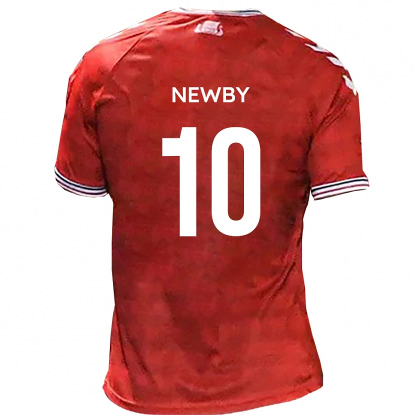 Danxen Kinder Alex Newby #10 Rot Weiß Heimtrikot Trikot 2025/26 T-Shirt
