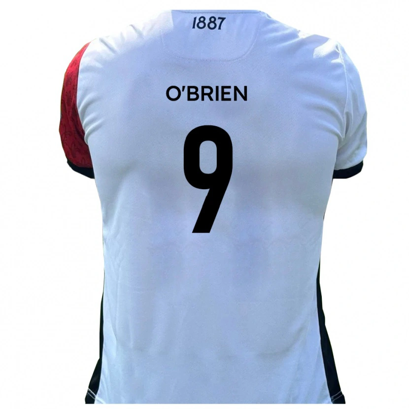 Danxen Kinder Aiden O'brien #9 Rot Weiß Heimtrikot Trikot 2025/26 T-Shirt