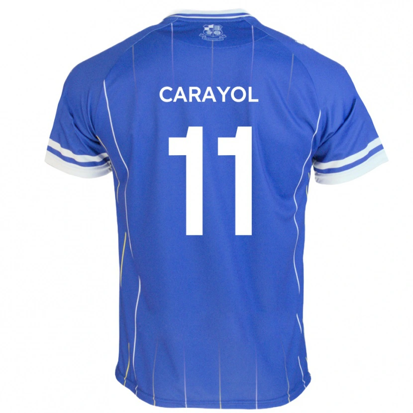 Danxen Kinder Mustapha Carayol #11 Königsblau Heimtrikot Trikot 2025/26 T-Shirt