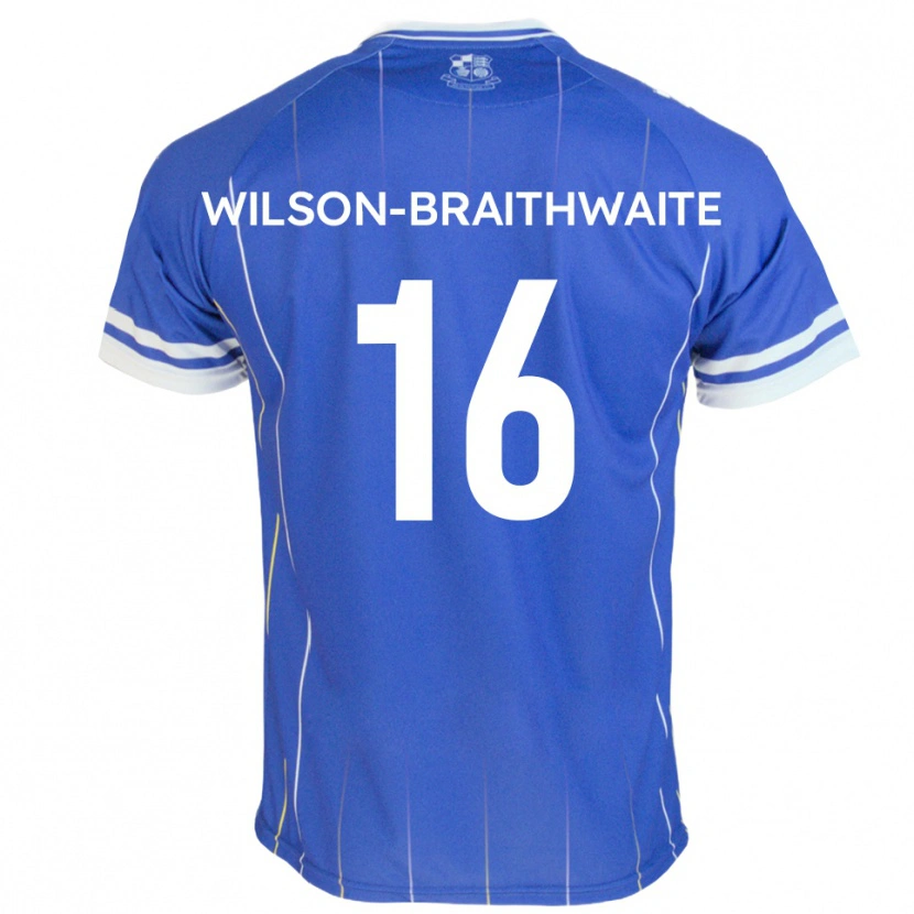 Danxen Kinder Makai Wilson-Braithwaite #16 Königsblau Heimtrikot Trikot 2025/26 T-Shirt