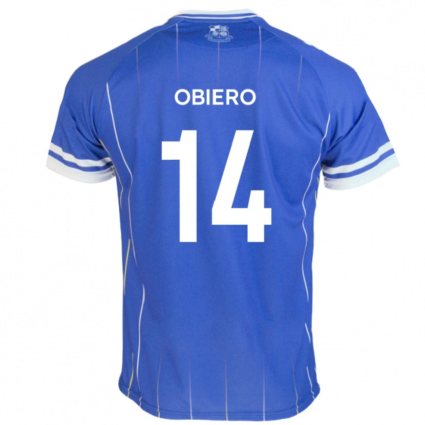 Danxen Kinder Micah Obiero #14 Königsblau Heimtrikot Trikot 2025/26 T-Shirt