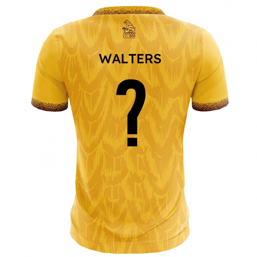 Danxen Kinder Zoe Walters #0 Gelb Braun Heimtrikot Trikot 2025/26 T-Shirt