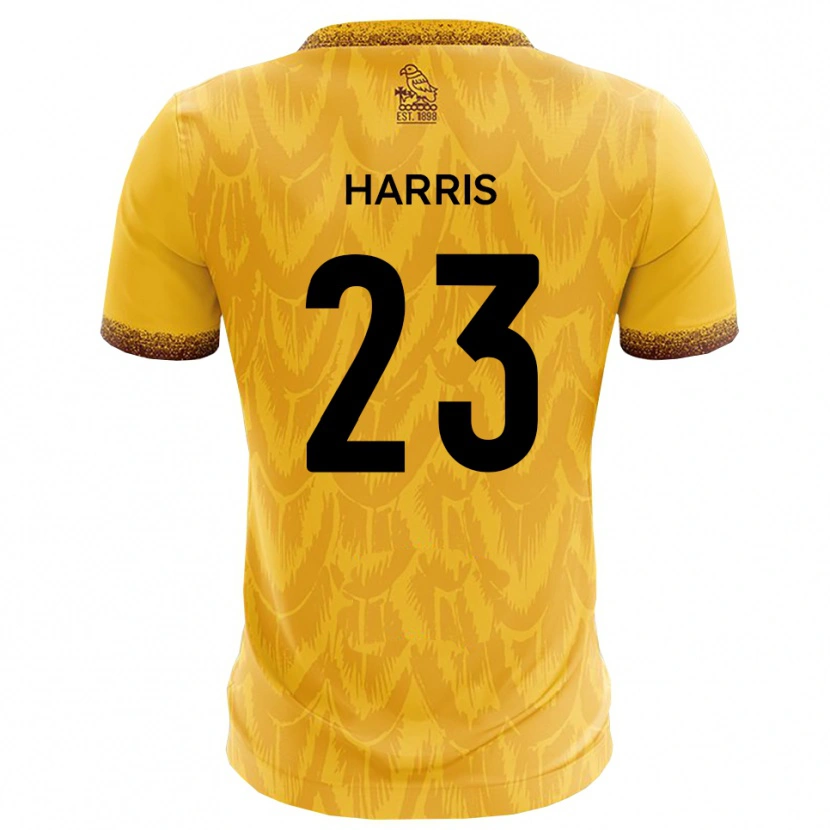 Danxen Kinder Jayden Harris #23 Gelb Braun Heimtrikot Trikot 2025/26 T-Shirt