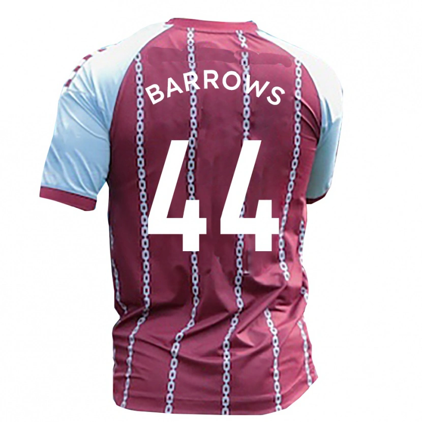 Danxen Kinder Ross Barrows #44 Himmelblau Rostrot Heimtrikot Trikot 2025/26 T-Shirt