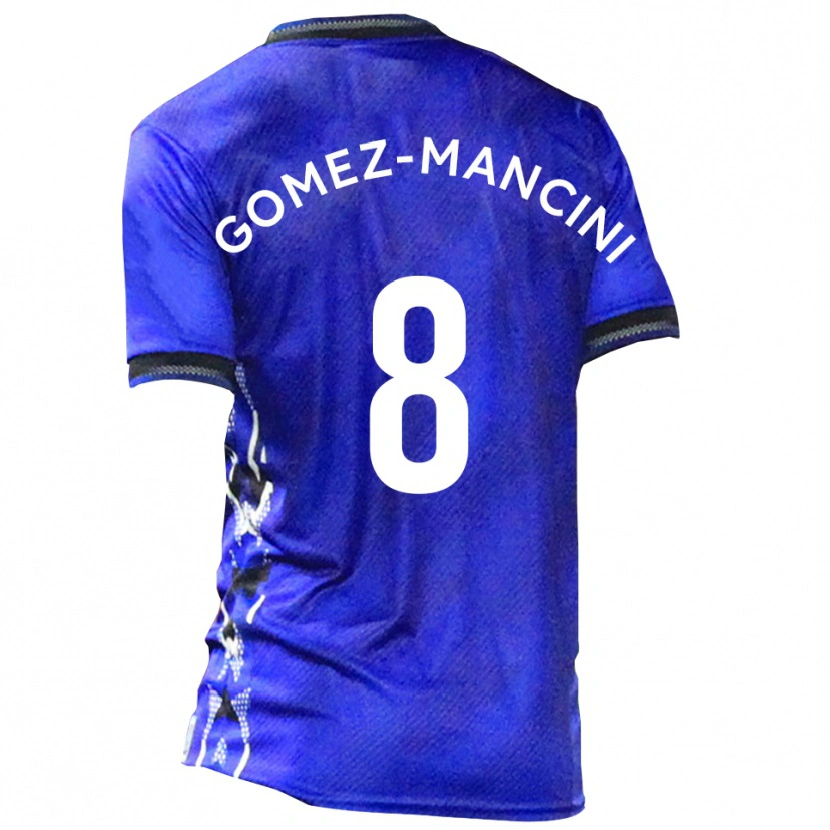 Danxen Kinder Anthony Gomez-Mancini #8 Blau Weiß Heimtrikot Trikot 2025/26 T-Shirt