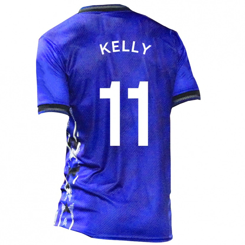 Danxen Kinder Oscar Kelly #11 Blau Weiß Heimtrikot Trikot 2025/26 T-Shirt