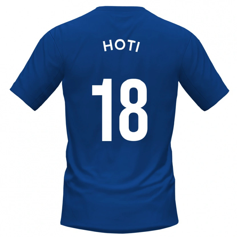 Danxen Kinder Florent Hoti #18 Blau Weiß Heimtrikot Trikot 2025/26 T-Shirt