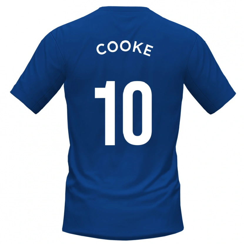 Danxen Kinder Jamie Cooke #10 Blau Weiß Heimtrikot Trikot 2025/26 T-Shirt