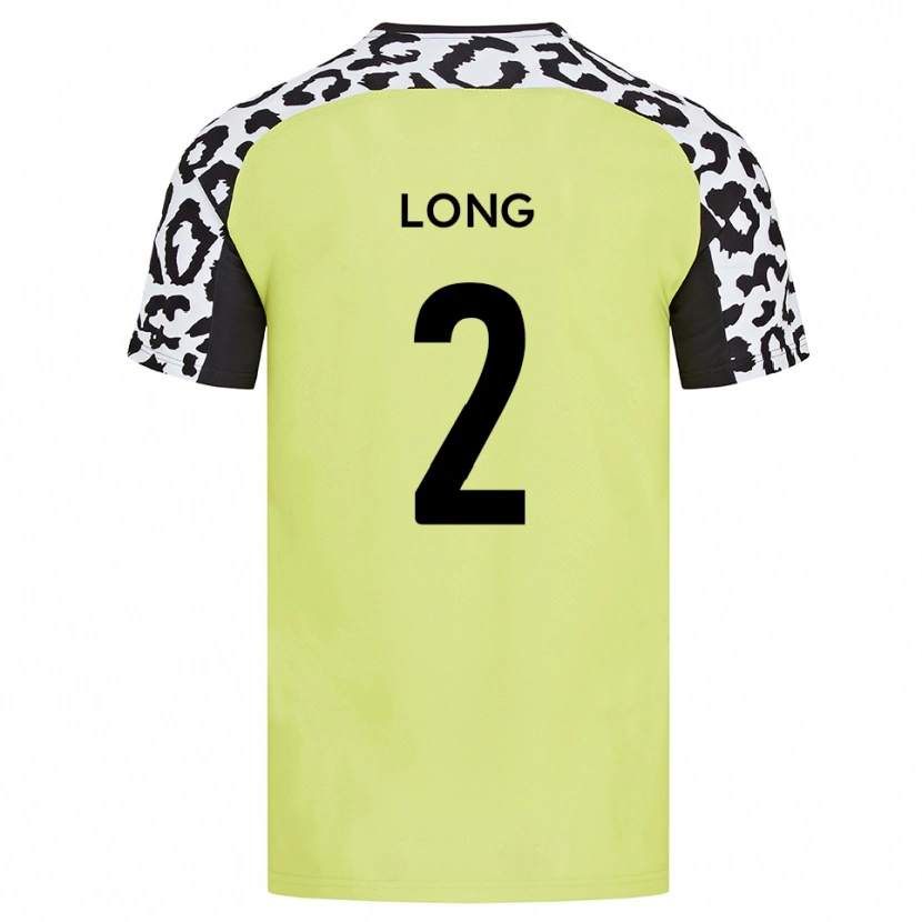 Danxen Kinder Sean Long #2 Fluoreszierendes Gelb Heimtrikot Trikot 2025/26 T-Shirt
