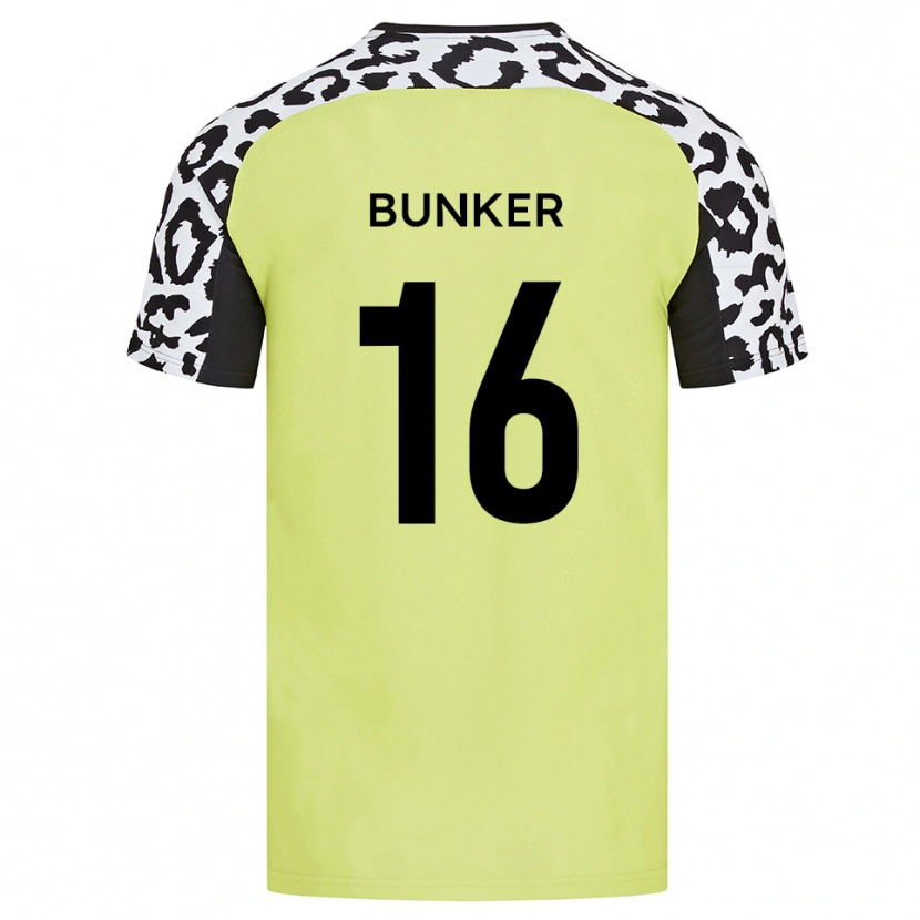 Danxen Kinder Harvey Bunker #16 Fluoreszierendes Gelb Heimtrikot Trikot 2025/26 T-Shirt