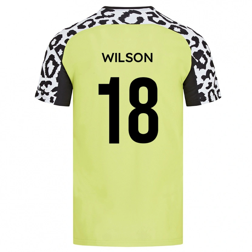 Danxen Kinder Kemall Wilson #18 Fluoreszierendes Gelb Heimtrikot Trikot 2025/26 T-Shirt