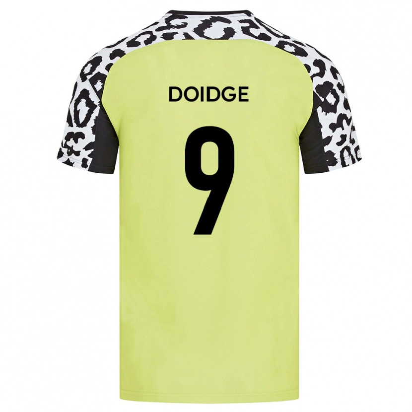 Danxen Kinder Christian Doidge #9 Fluoreszierendes Gelb Heimtrikot Trikot 2025/26 T-Shirt