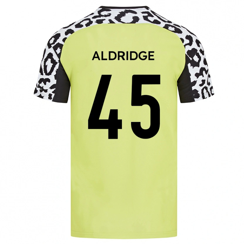 Danxen Kinder Jesse Aldridge #45 Fluoreszierendes Gelb Heimtrikot Trikot 2025/26 T-Shirt