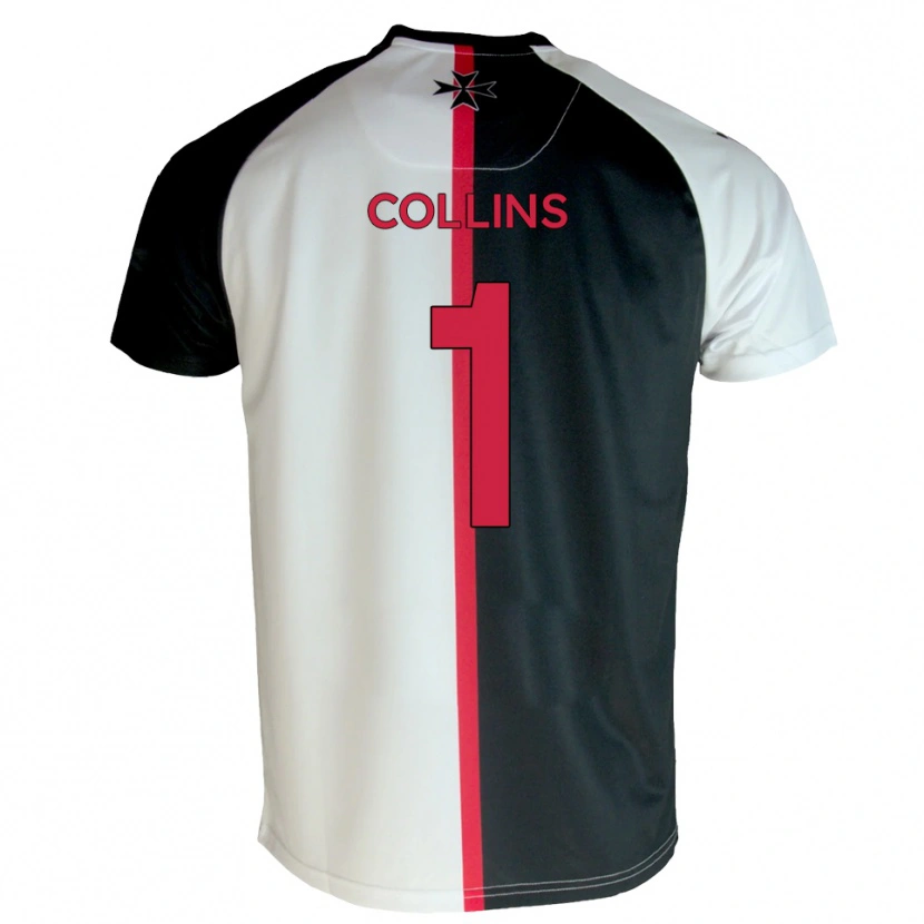 Danxen Kinder Harvey Collins #1 Weiß Schwarz Heimtrikot Trikot 2025/26 T-Shirt