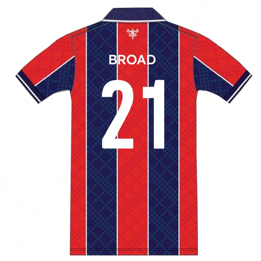 Danxen Kinder Harvey Broad #21 Rot Marine Heimtrikot Trikot 2025/26 T-Shirt