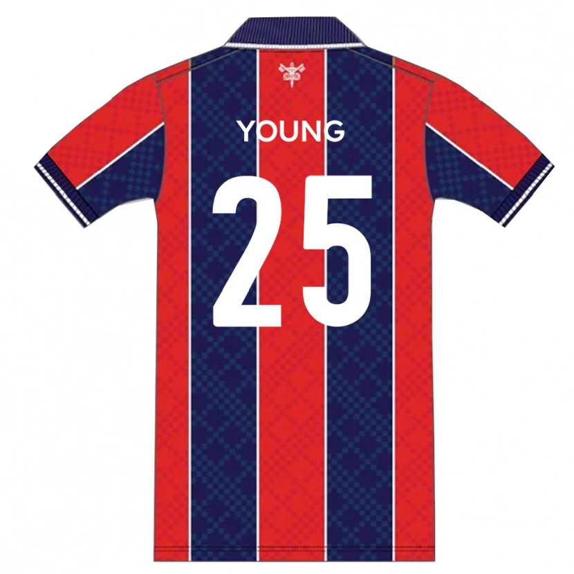 Danxen Kinder Reggie Young #25 Rot Marine Heimtrikot Trikot 2025/26 T-Shirt
