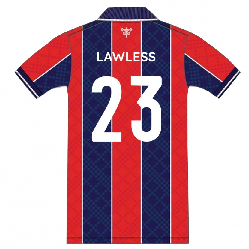 Danxen Kinder Conor Lawless #23 Rot Marine Heimtrikot Trikot 2025/26 T-Shirt