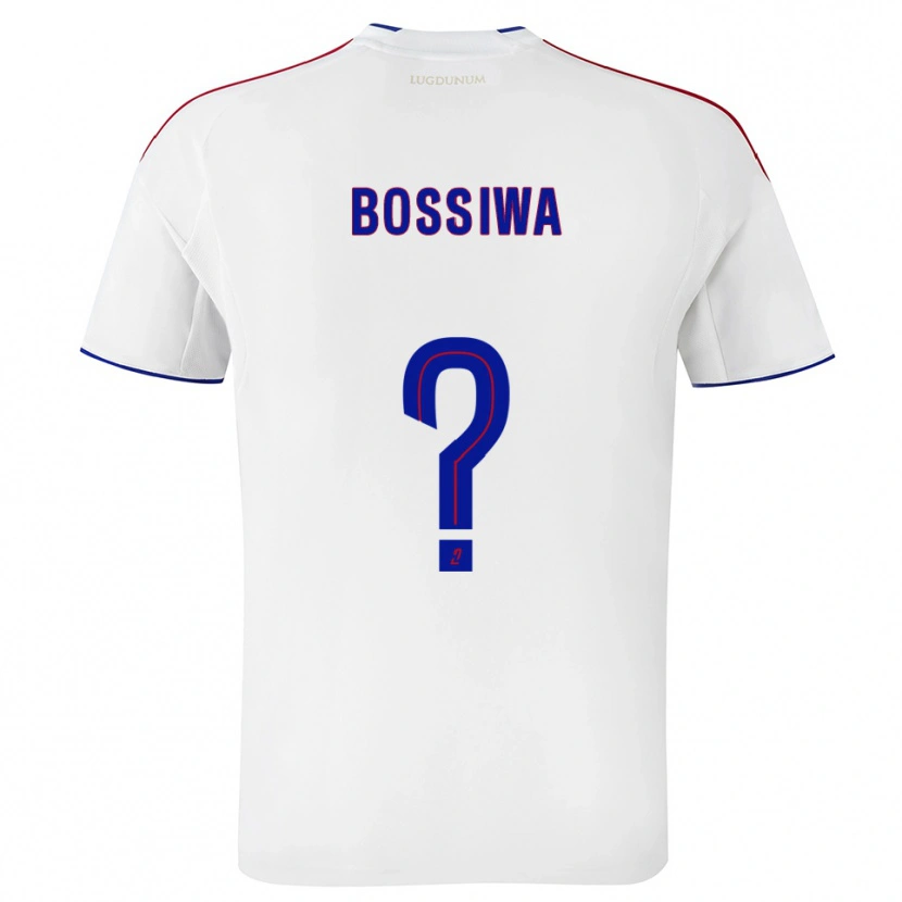 Danxen Kinder Samuel Bossiwa #0 Weiß Rot Heimtrikot Trikot 2025/26 T-Shirt