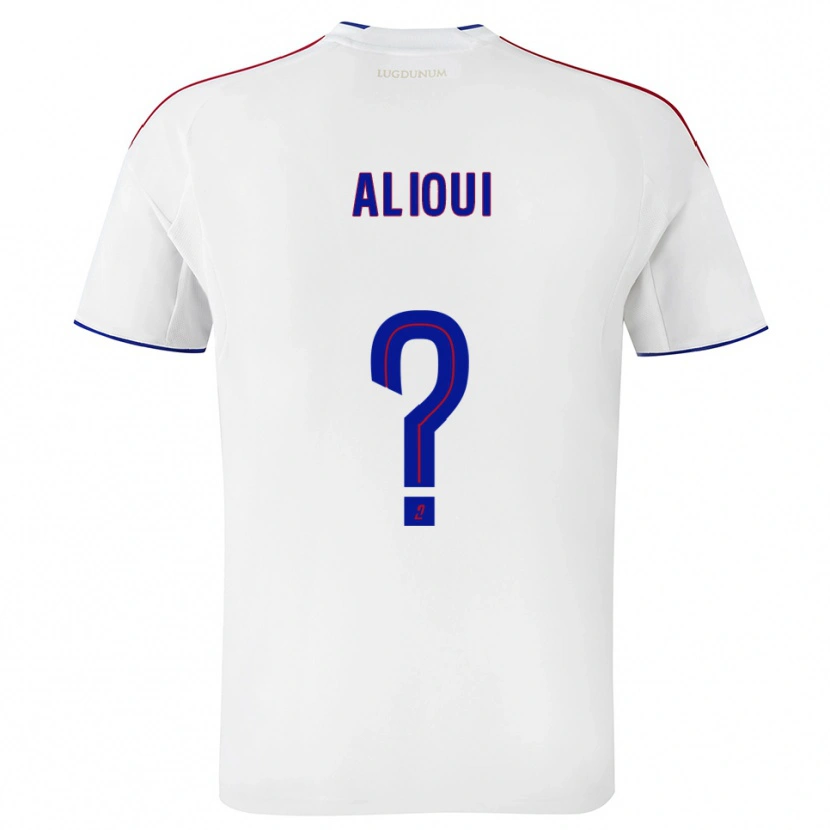 Danxen Kinder Adam Alioui #0 Weiß Rot Heimtrikot Trikot 2025/26 T-Shirt