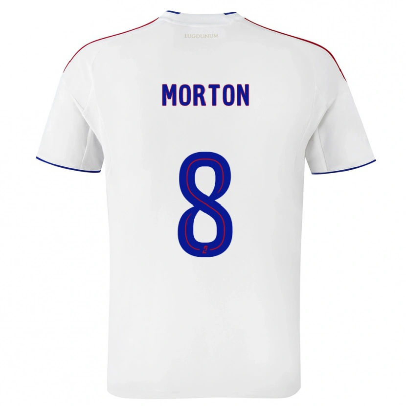 Danxen Kinder Tyler Morton #8 Weiß Rot Heimtrikot Trikot 2025/26 T-Shirt