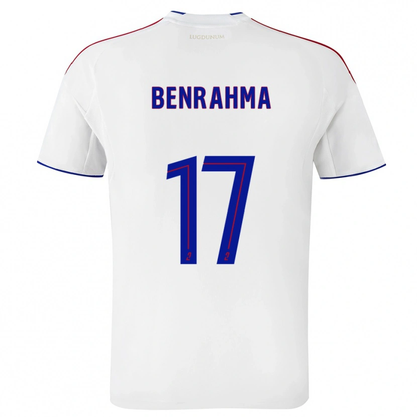 Danxen Kinder Said Benrahma #17 Weiß Rot Heimtrikot Trikot 2025/26 T-Shirt