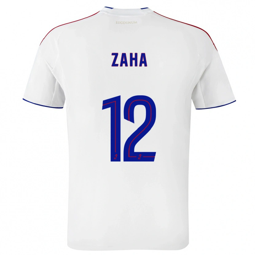 Danxen Kinder Wilfried Zaha #12 Weiß Rot Heimtrikot Trikot 2025/26 T-Shirt