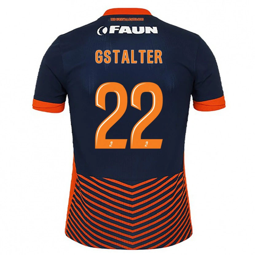 Danxen Kinder Lola Gstalter #22 Mitternachtsblau Orange Heimtrikot Trikot 2025/26 T-Shirt