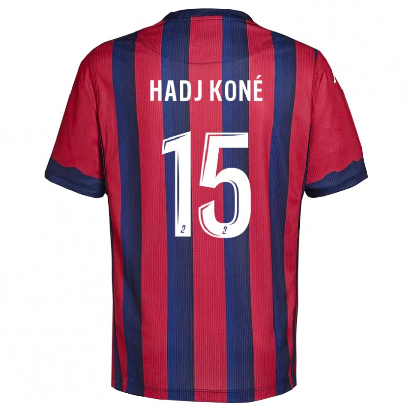Danxen Kinder El Hadj Koné #15 Burgunder Marine Heimtrikot Trikot 2025/26 T-Shirt