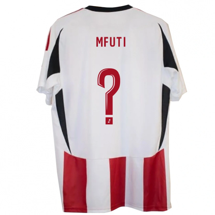 Danxen Kinder Dorian Mfuti #0 Rot Blau Heimtrikot Trikot 2025/26 T-Shirt