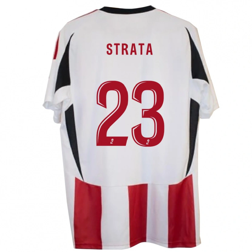 Danxen Kinder Tony Strata #23 Rot Blau Heimtrikot Trikot 2025/26 T-Shirt