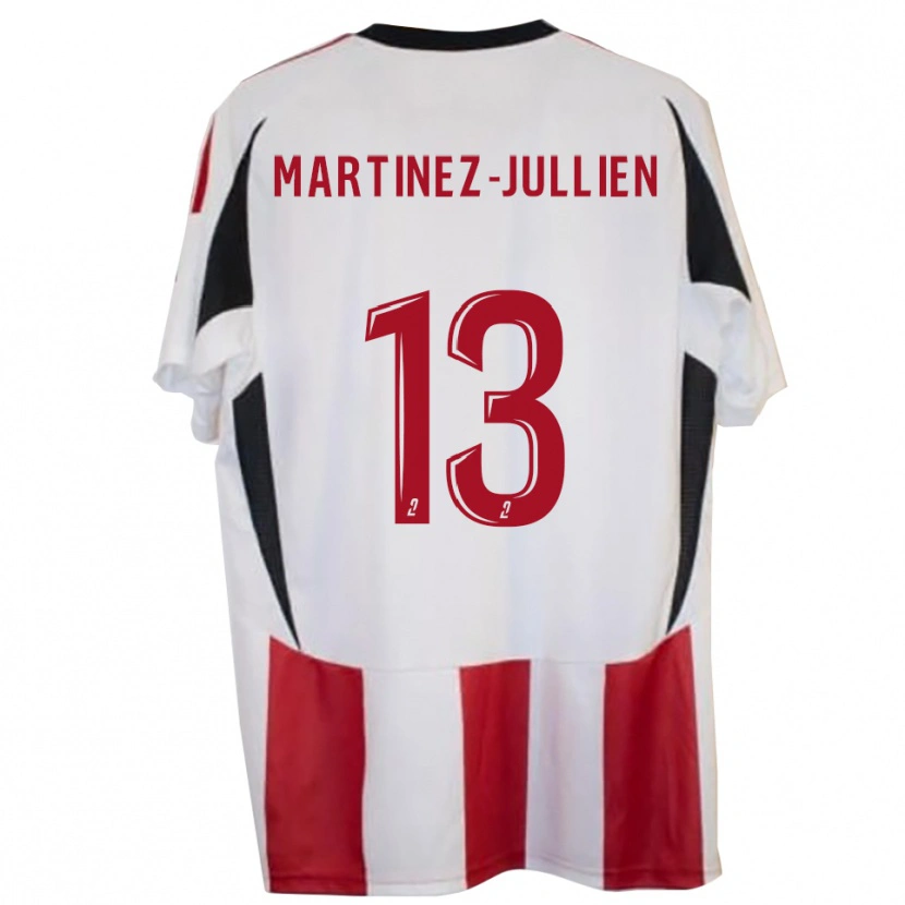 Danxen Kinder Owen Martinez-Jullien #13 Rot Blau Heimtrikot Trikot 2025/26 T-Shirt