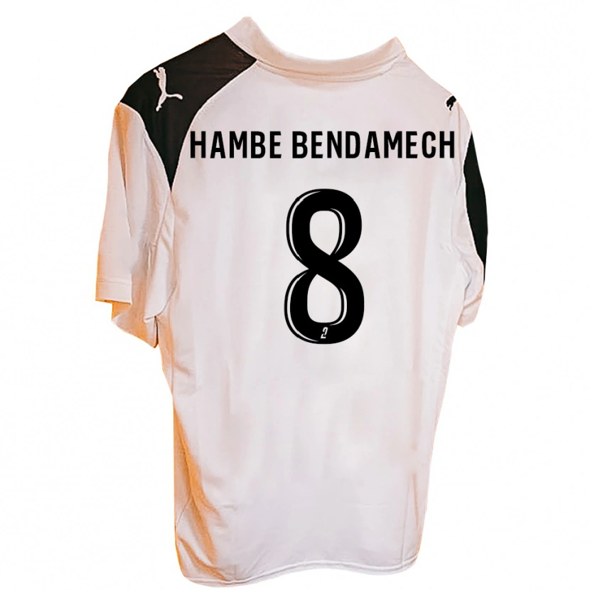 Danxen Kinder Liam Hambe Bendamech #8 Schwarz Weiß Heimtrikot Trikot 2025/26 T-Shirt