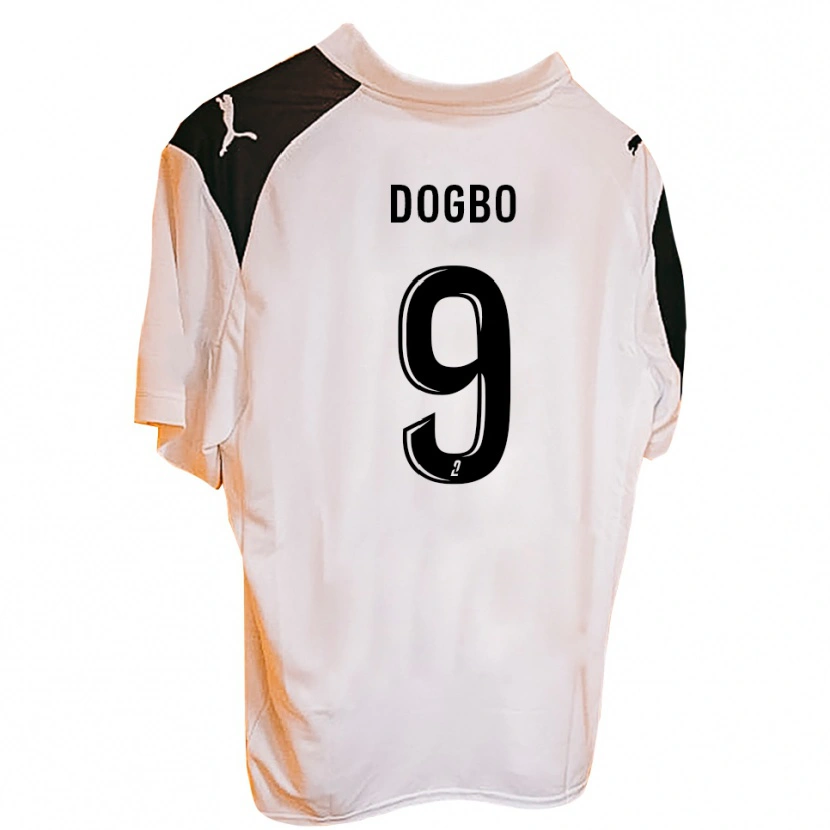Danxen Kinder Camron Dogbo #9 Schwarz Weiß Heimtrikot Trikot 2025/26 T-Shirt