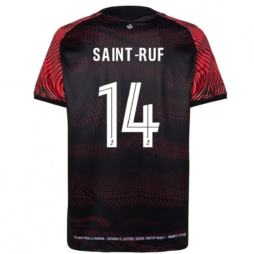Danxen Kinder Nicolas Saint-Ruf #14 Weiß Rot Heimtrikot Trikot 2025/26 T-Shirt