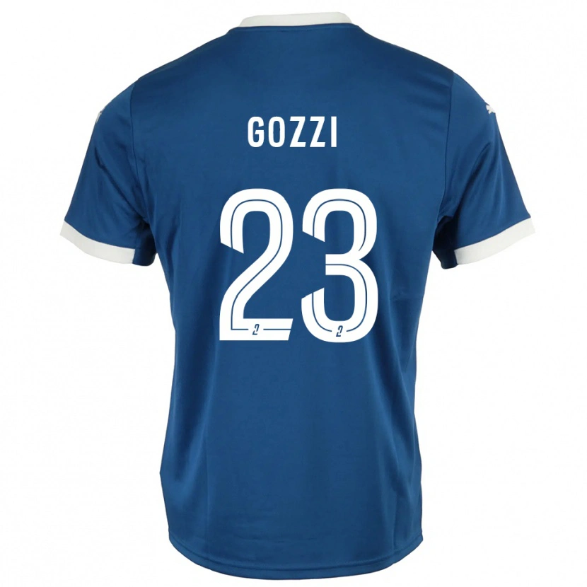 Danxen Kinder Paolo Gozzi #23 Blau Weiß Heimtrikot Trikot 2025/26 T-Shirt