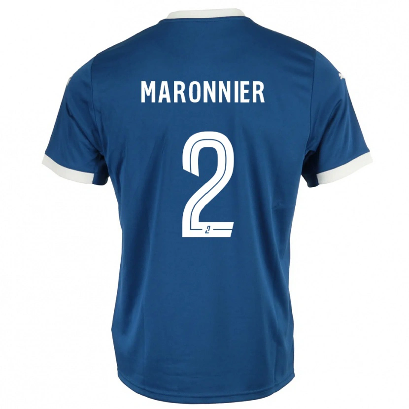 Danxen Kinder Lucas Maronnier #2 Blau Weiß Heimtrikot Trikot 2025/26 T-Shirt